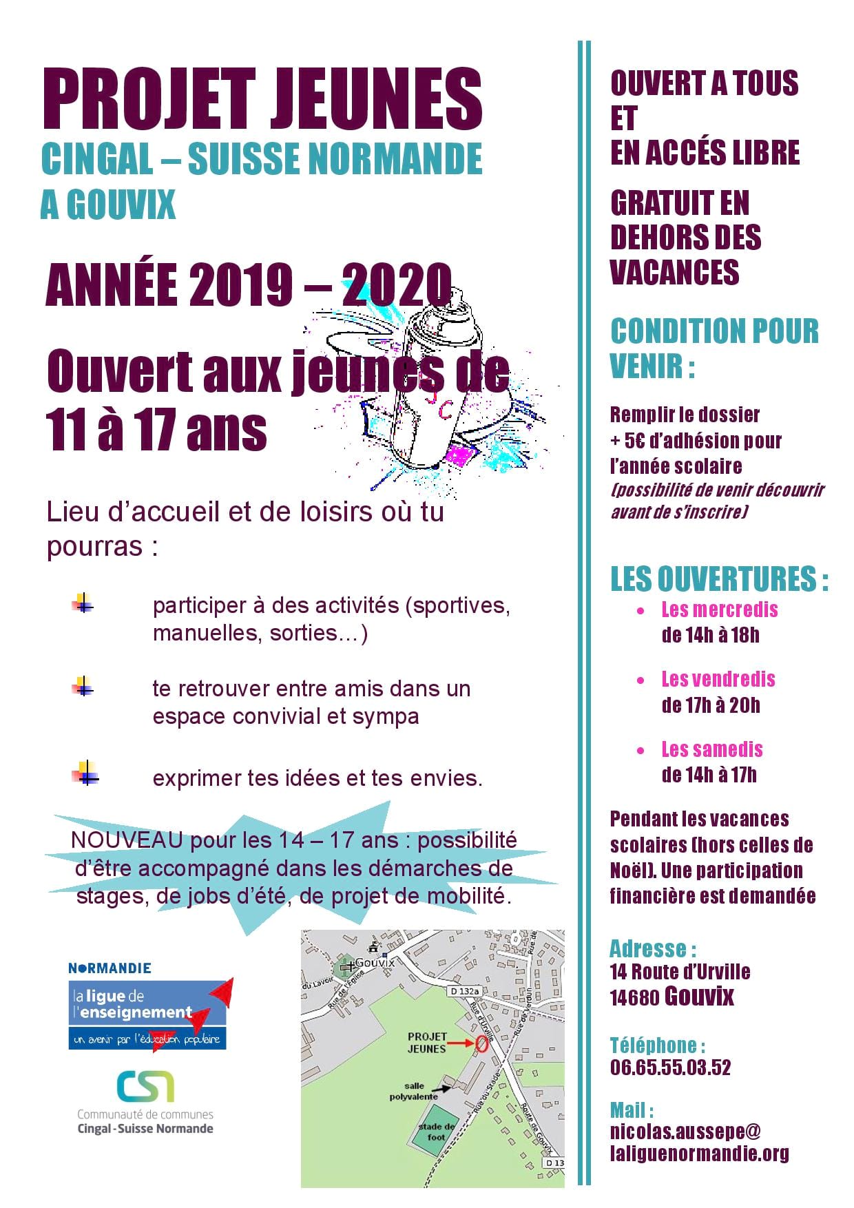 Découvrez Le Projet Jeunes à Gouvix 