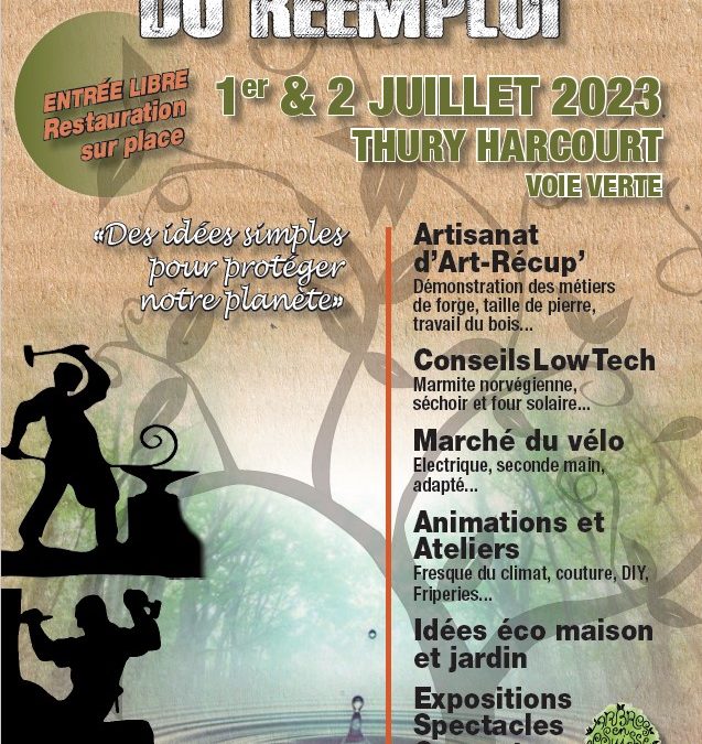 Festival des Arts du réemploi – Samedi 1er & dimanche 2 Juillet 2023